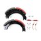 Fleetline Brake Shoe Kit - Two Lined Brake Shoes With Hardware, New, Abex, Ex, 23000 Gawr 4709ES2HP - alternate 1